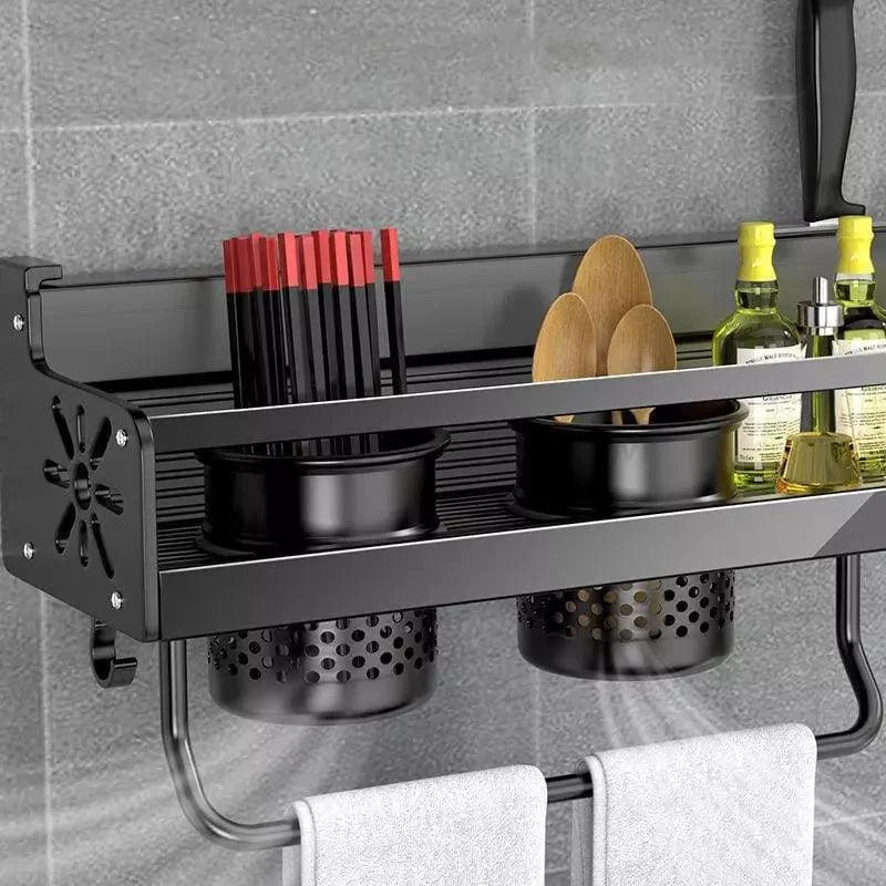 Prateleira Multifuncional para Cozinha em Aço Inox