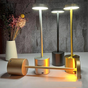 Luminária de Mesa Sem Fio | Bateria Recarregável e Iluminação Ajustável Abajur