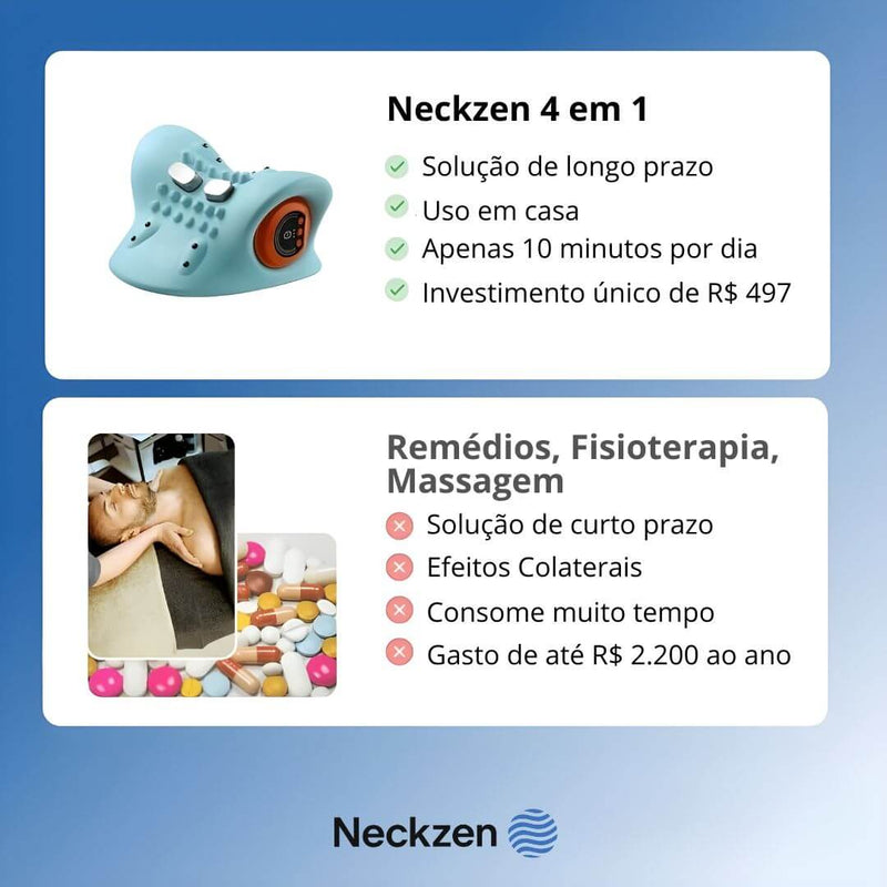 Massageador Cervical 4 em 1