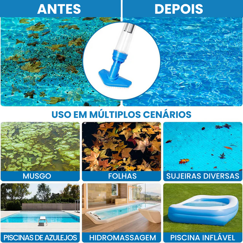 iToolMax – Aspirador de Piscina Recarregável 3 em 1 Fc