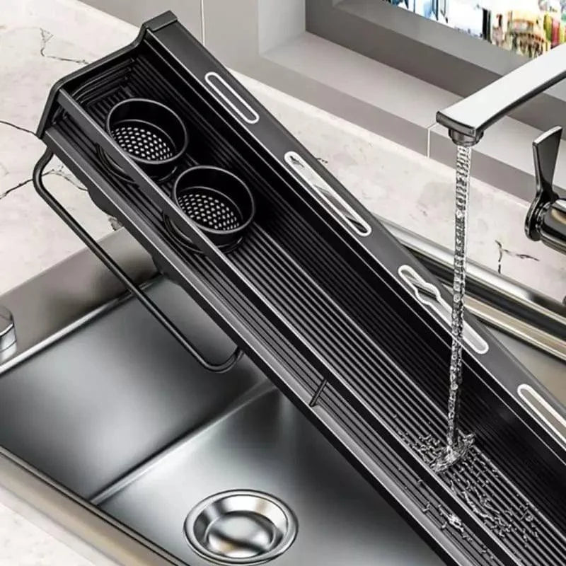 Prateleira Multifuncional para Cozinha em Aço Inox