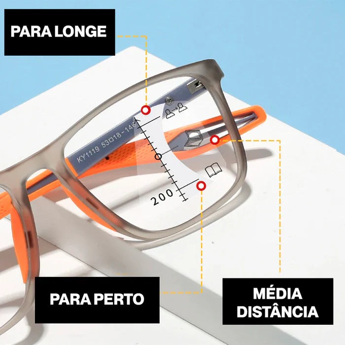 Kit Óculos Multifocal VisionSync + Spray Limpa-lentes + Brinde Exclusivo