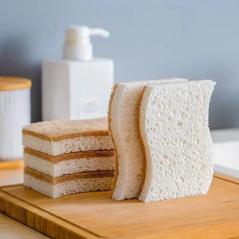 Kit 18 Esponja de Cozinha Biodegradáveis Premium (duram até 18 meses)
