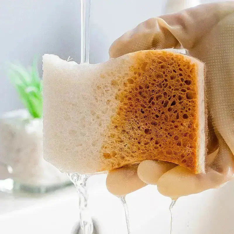 Kit 18 Esponja de Cozinha Biodegradáveis Premium (duram até 18 meses)