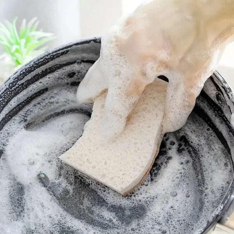 Kit 18 Esponja de Cozinha Biodegradáveis Premium (duram até 18 meses)