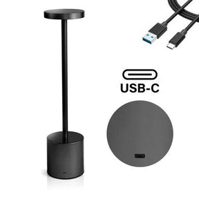 Luminária de Mesa Sem Fio | Bateria Recarregável e Iluminação Ajustável Abajur