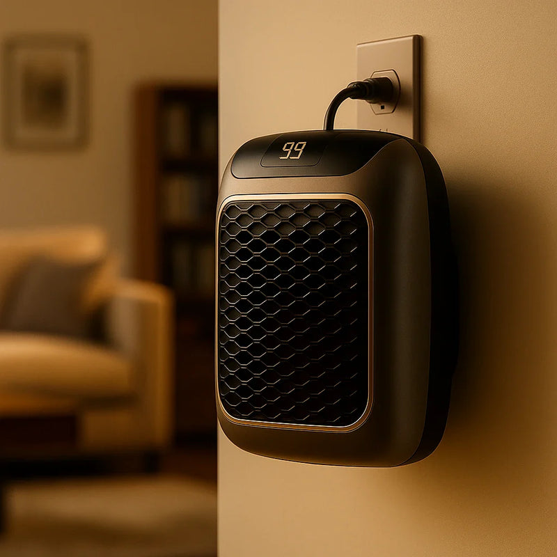 Aquecedor Portátil HeatBox com Controle Remoto Bivolt (50% OFF + FRETE GRÁTIS)