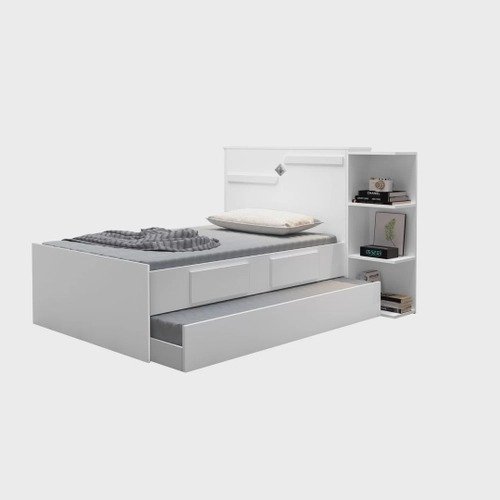 Promoção | Bicama Baú Solteiro 2 Gavetas Iris