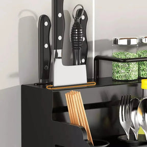 Prateleira Multifuncional para Cozinha em Aço Inox