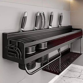 Prateleira Multifuncional para Cozinha em Aço Inox